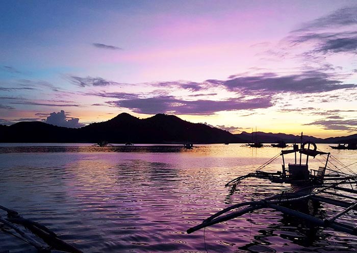 Sea View from Lualhati Park in Coron