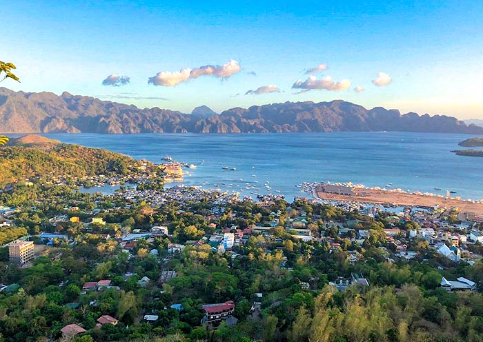 Overlook Coron Town from Mt.Tapyas