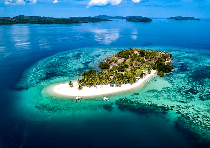 Coron Pass Island Panoramic View